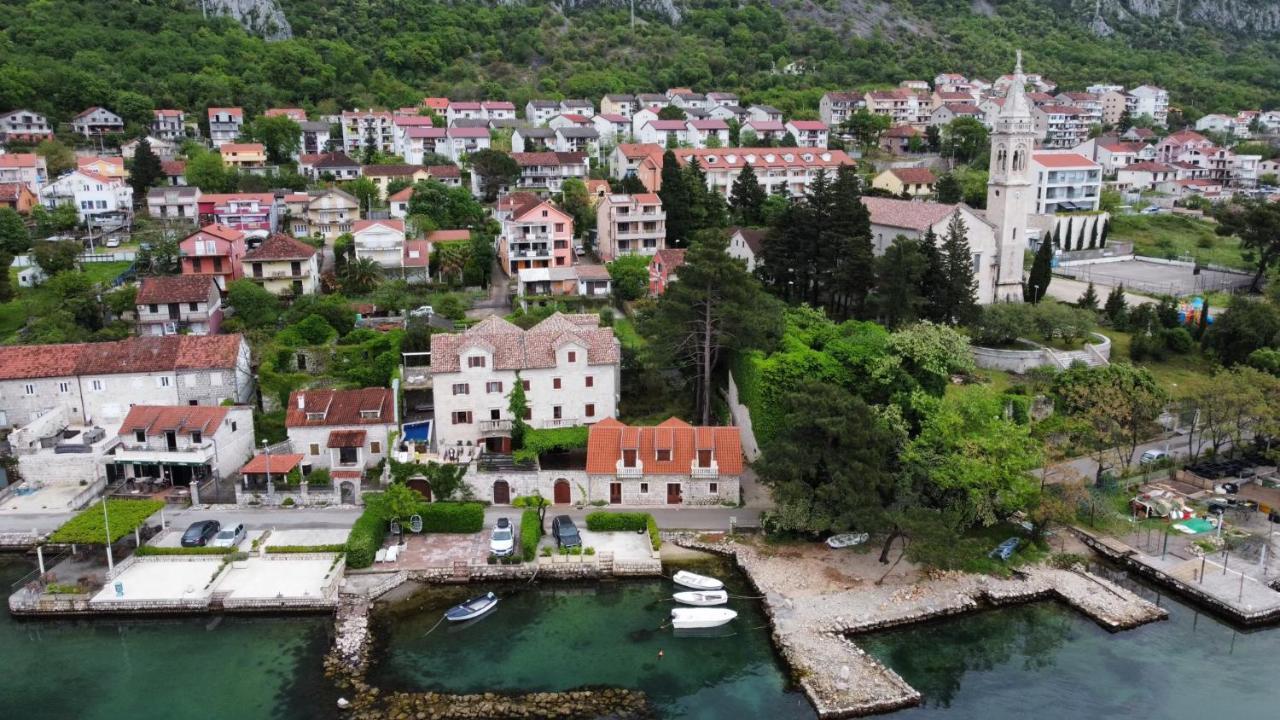 Villa Luxury Stone On The Sea With Private Pool And View Kotor Bagian luar foto